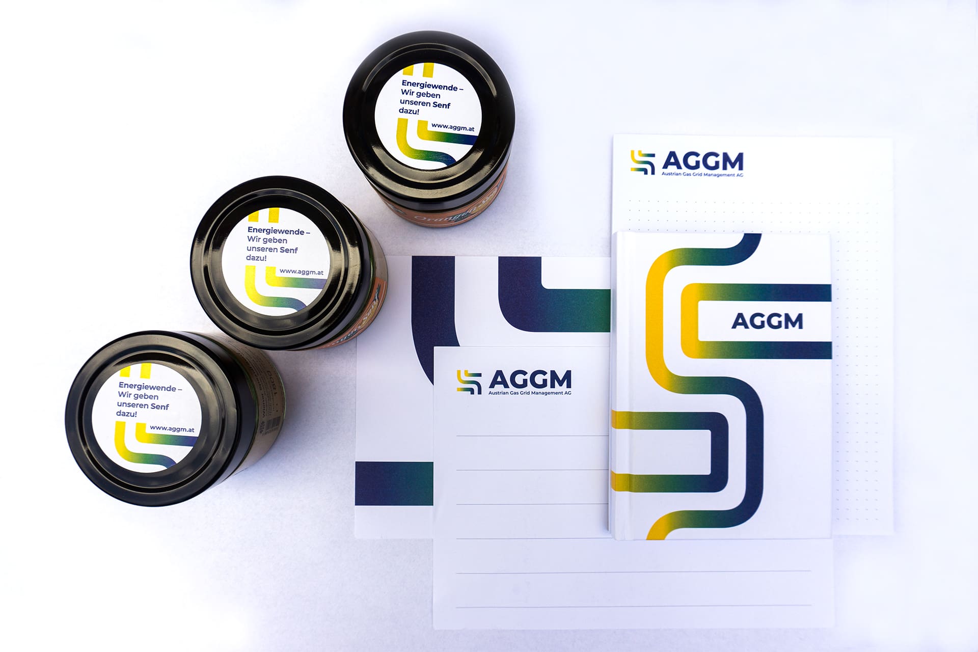 Drucksorten der AGGM – gestaltet von i-kiu.