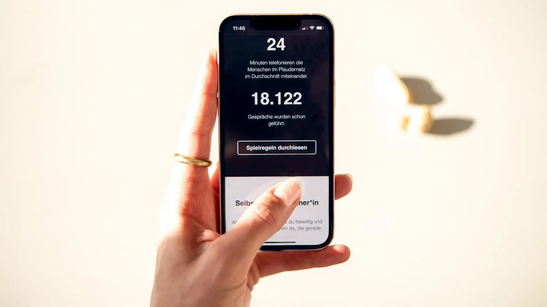 Mobile Ansicht der Plauderraum-Website – umgesetzt von i-kiu.